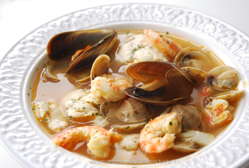 Sopa de Pescado y Marisco