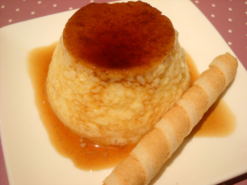 flan de huevo