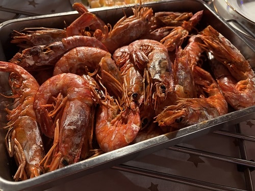 langostinos al horno con manteca