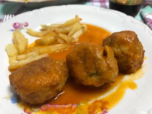 Albóndigas de Carne en Salsa de Tomate